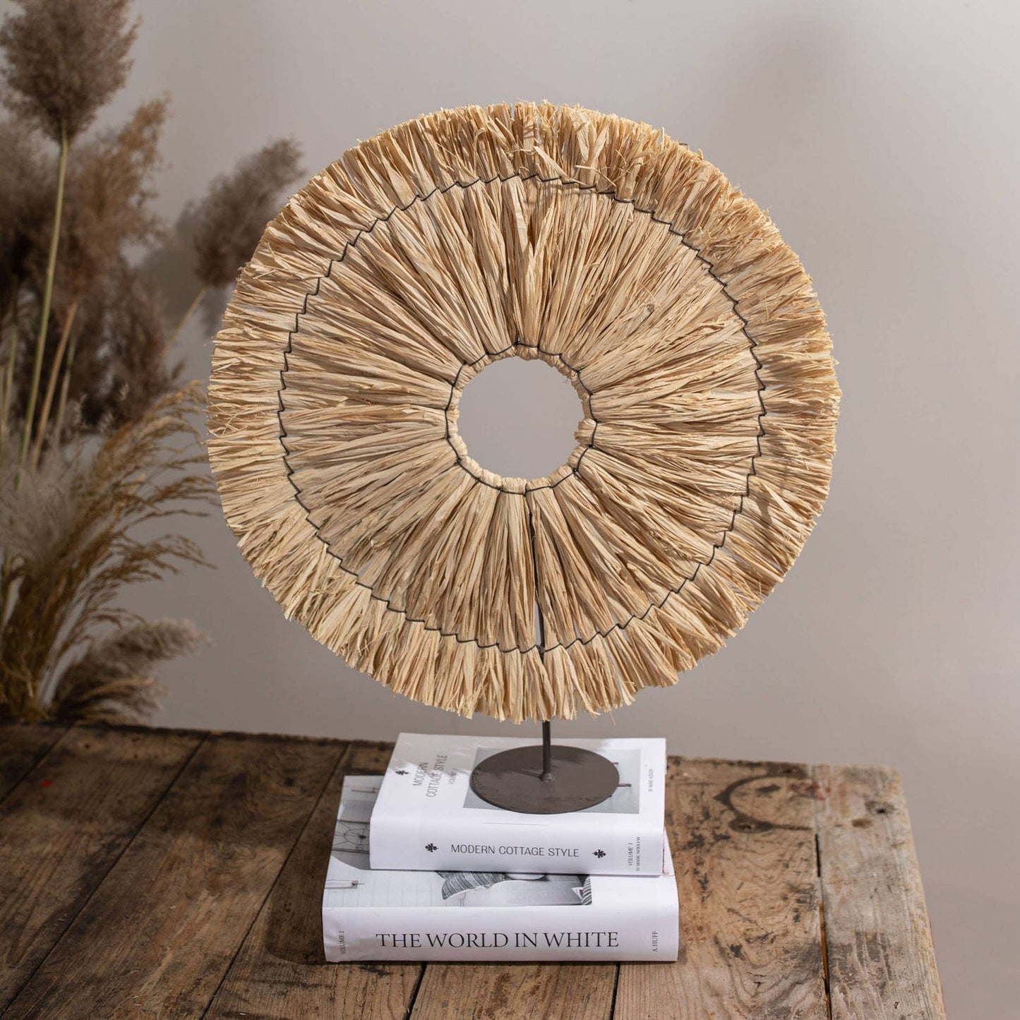Natural Grass Decorative Table Art