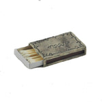 Stamped Silver Matchbox Cover - Pocket Sized