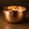 Driftwood & Vetiver-Solid Brass 14oz Pure Soy Candle