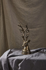 Gold Deerhead Sculpture - Small