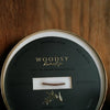 Driftwood & Vetiver-Solid Brass 14oz Pure Soy Candle