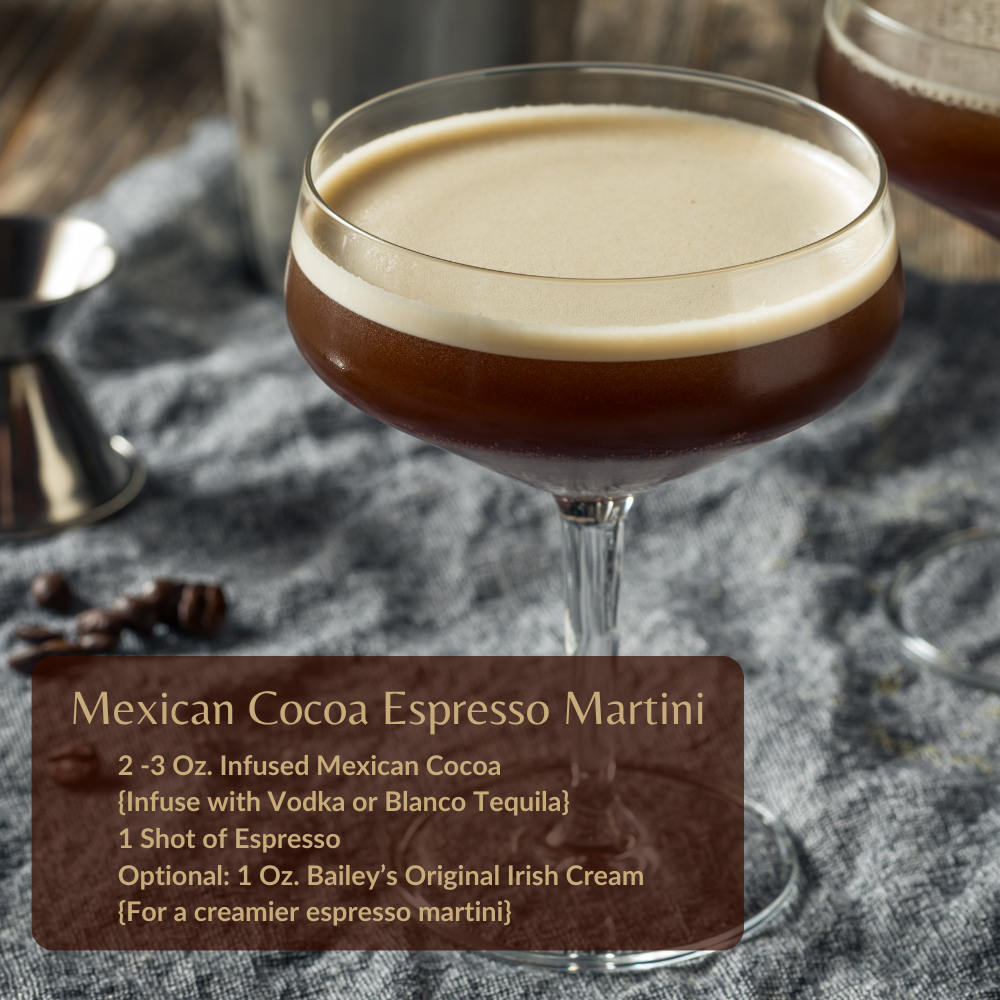 
                      
                        Mexican Cocoa Cocktail Infusion
                      
                    