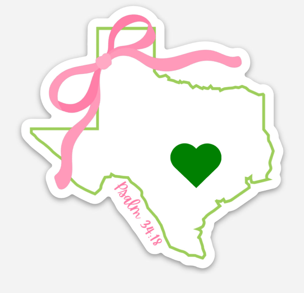 Texas with Pink Bow
