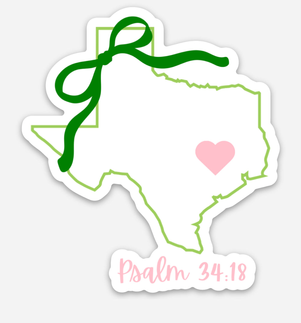 Texas with Green Bow