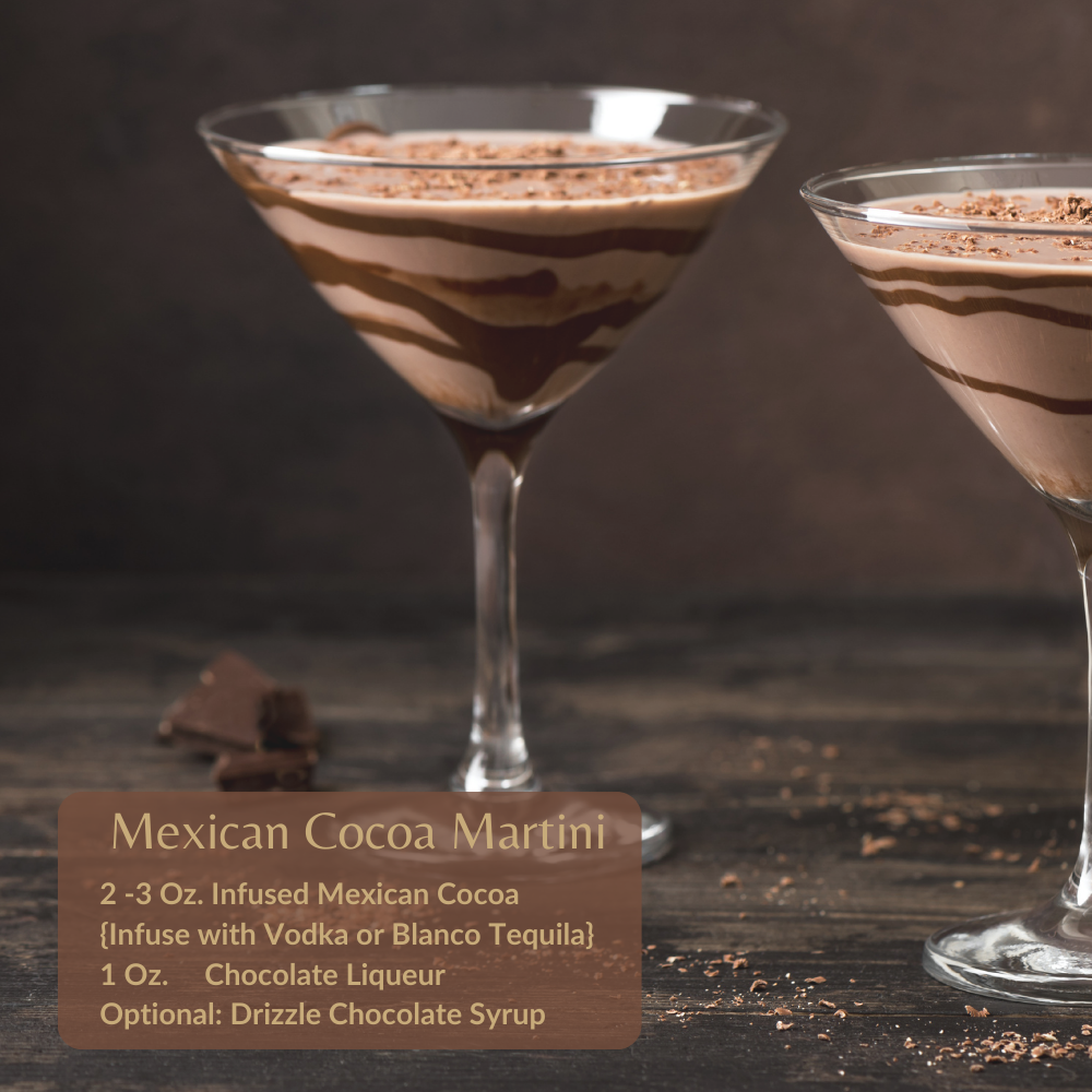 
                      
                        Mexican Cocoa Cocktail Infusion
                      
                    