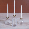 Glass Candle Holder Set