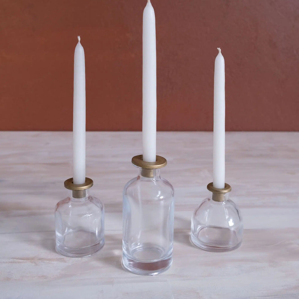 
                      
                        Glass Candle Holder Set
                      
                    