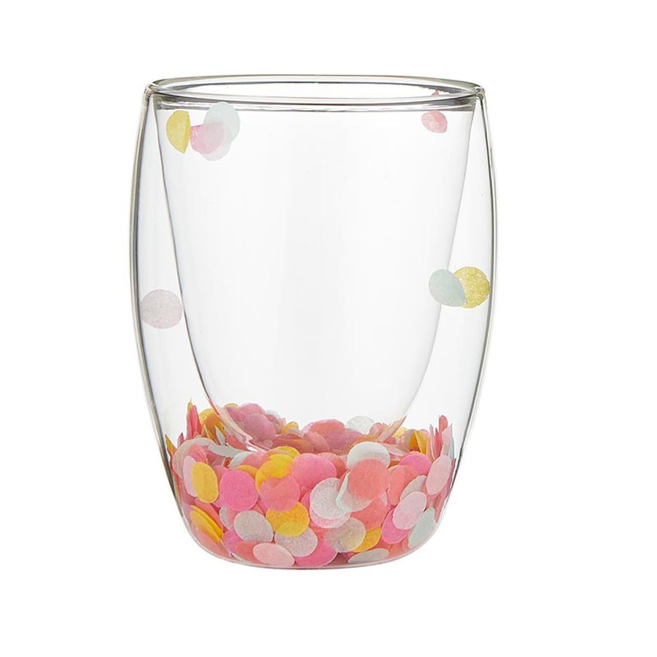 Confetti Stemless Wine Glass