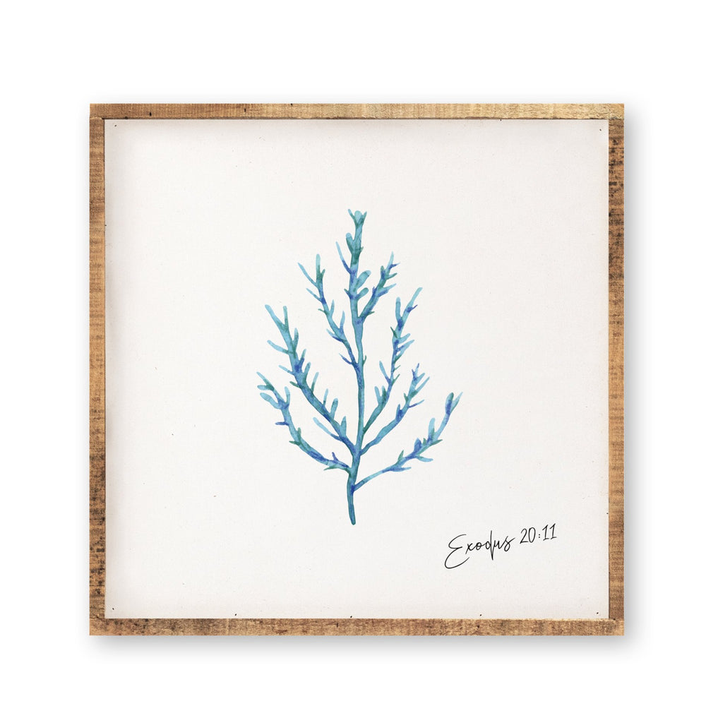 
            
                Load image into Gallery viewer, Blue Coral Scripture Wall Art Collection - Set of 4
            
        