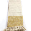 Hem Cream + Yellow Handwoven Throw Blanket