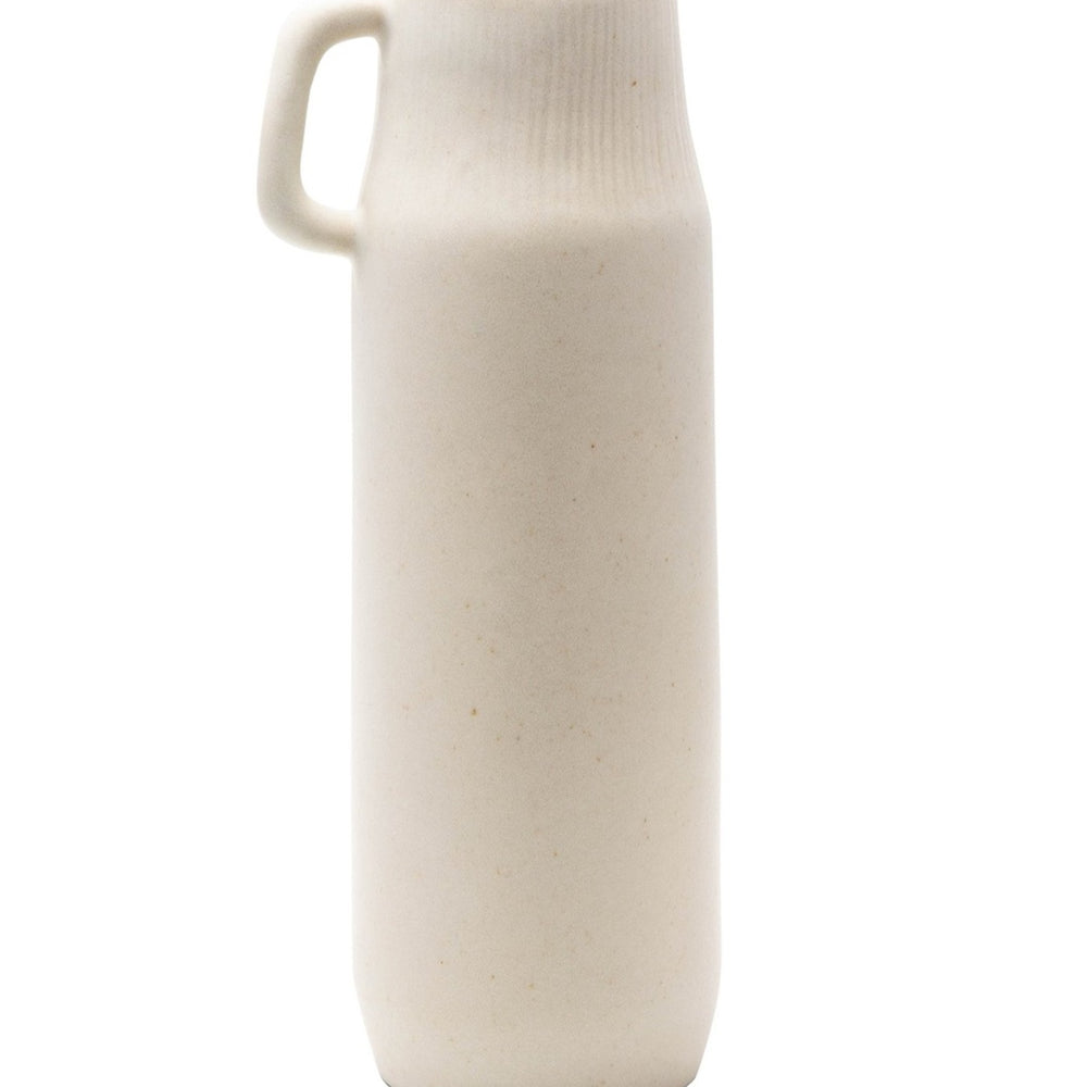 
                      
                        Smooth Cream Ceramic Pitcher Vase with Petite Handle, Pitcher, Vase, Home Decor, Kitchen, Living, Accessories, Accent
                      
                    