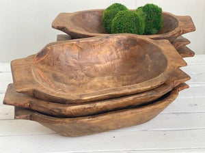 Hand Carved Mini Duck Dough Bowl