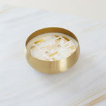 No. 83 Small Gold Bowl Candle 14 oz