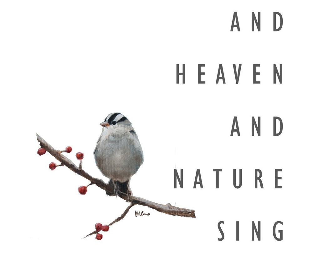 
            
                Load image into Gallery viewer, Christmas Flour  Sack Towels - Mary Gregory - Heaven and Nature Sing Sparrow
            
        