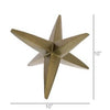 Six Pointed Brass Star Sculpture