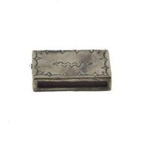 
            
                Load image into Gallery viewer, Silver Stamped Matchbox Cover - Pocket Siz
            
        