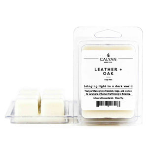 Leather + Oak Wax Melt