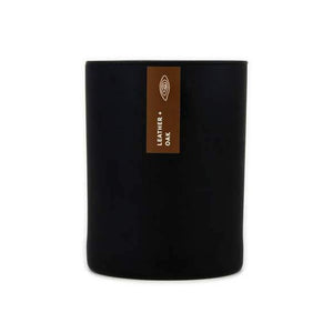 
            
                Load image into Gallery viewer, Leather + Oak Matte Black Candle
            
        