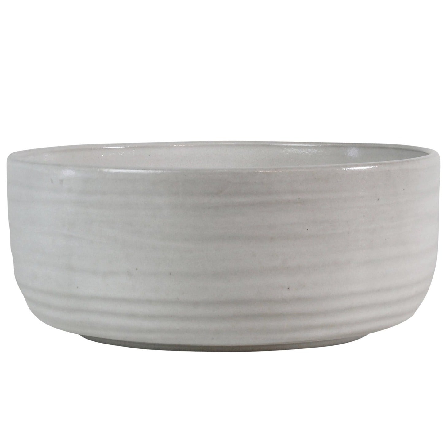Ceramic Serving Bowls - Set of 3 - White Glaze