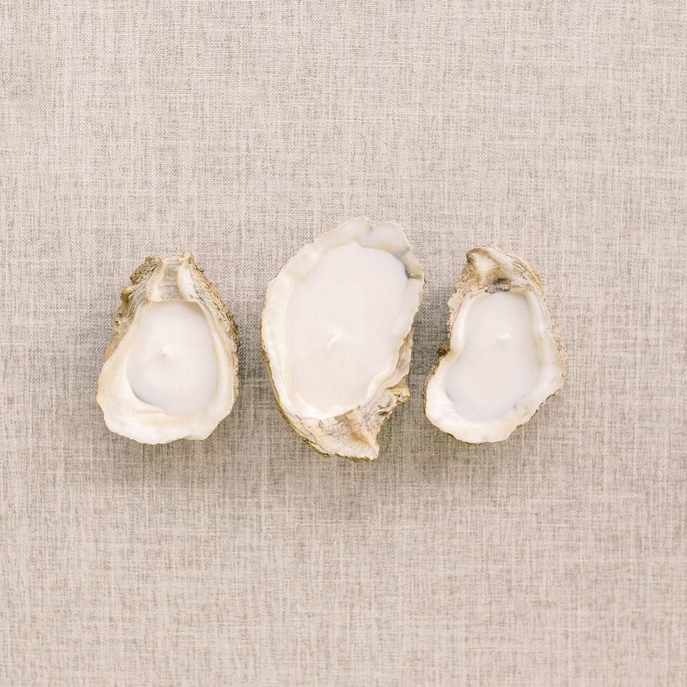 Oyster Shell Candle-Beach Bonfire