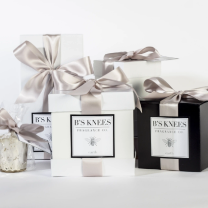 Earth 2-Wick White Glass Candle
