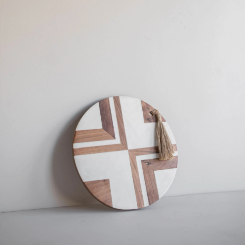 
                      
                        Clement Round Charcuterie Board
                      
                    