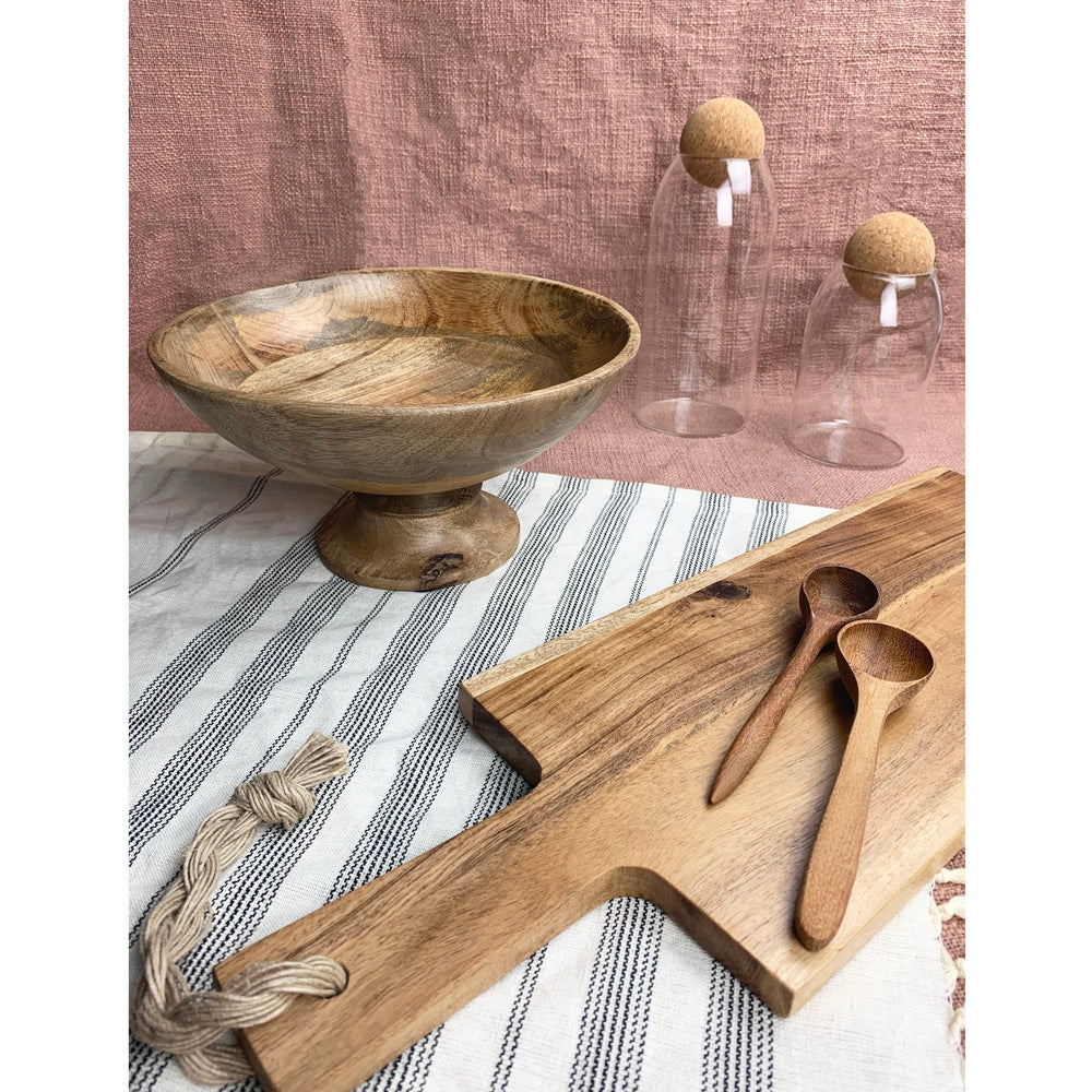 Glass Canister Set Round Cork Top